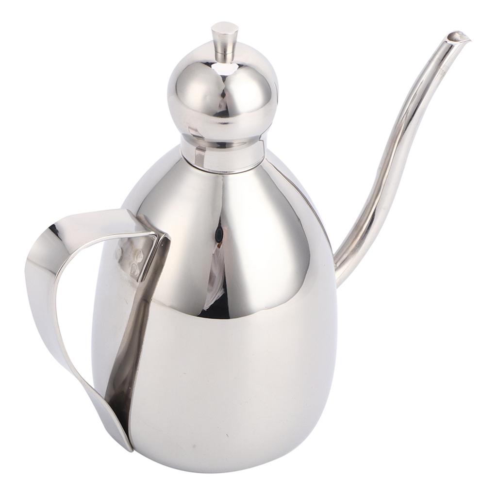 Ölspender Edelstahl Ölflasche Auslaufsicher Essigtopf Küchenaufbewahrungsbehälter 0,25 l