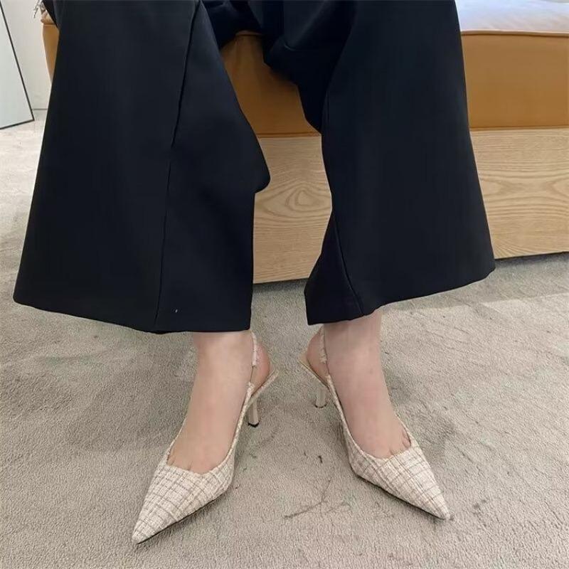 

High heels women s new summer design sense fashion sandals temperament niche single shoes women 41