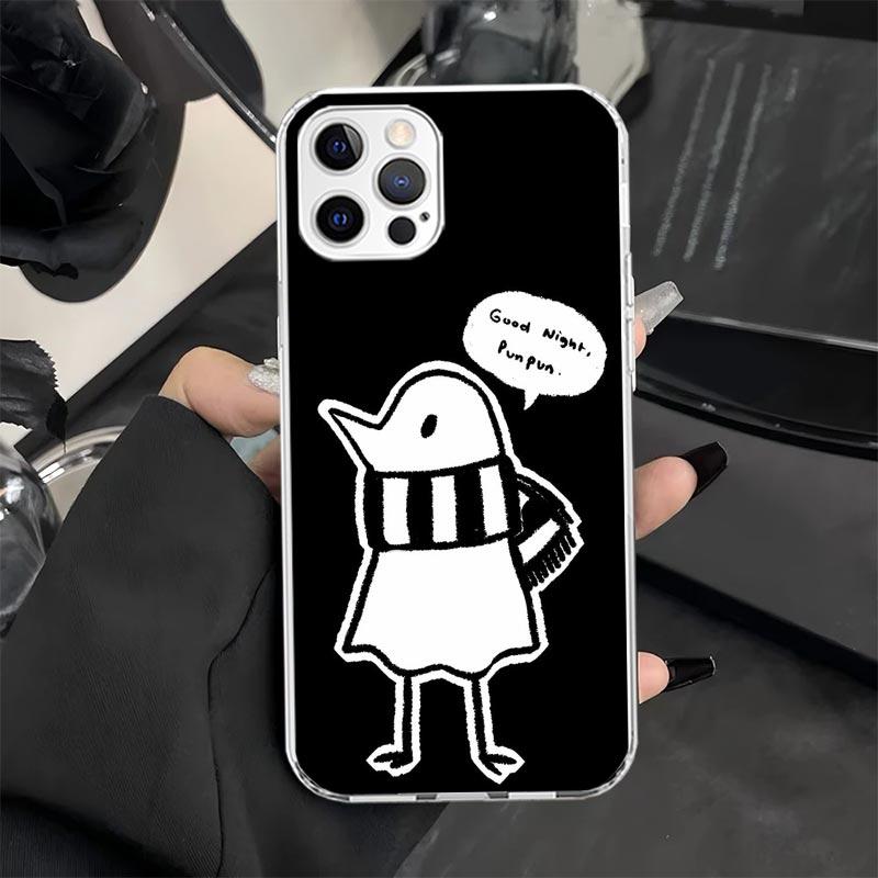 Oyasumi Punpun Phone Case for iPhone 11 12 13 Mini 14 15 Plus 16 Pro Max 17 Air 16E 7 8 SE 17ProMax Soft Fundas Cover 11 12 13 M