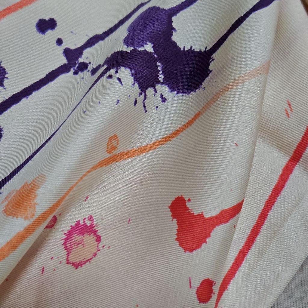 Used A.P.C. Silk Scarf Large Made in France