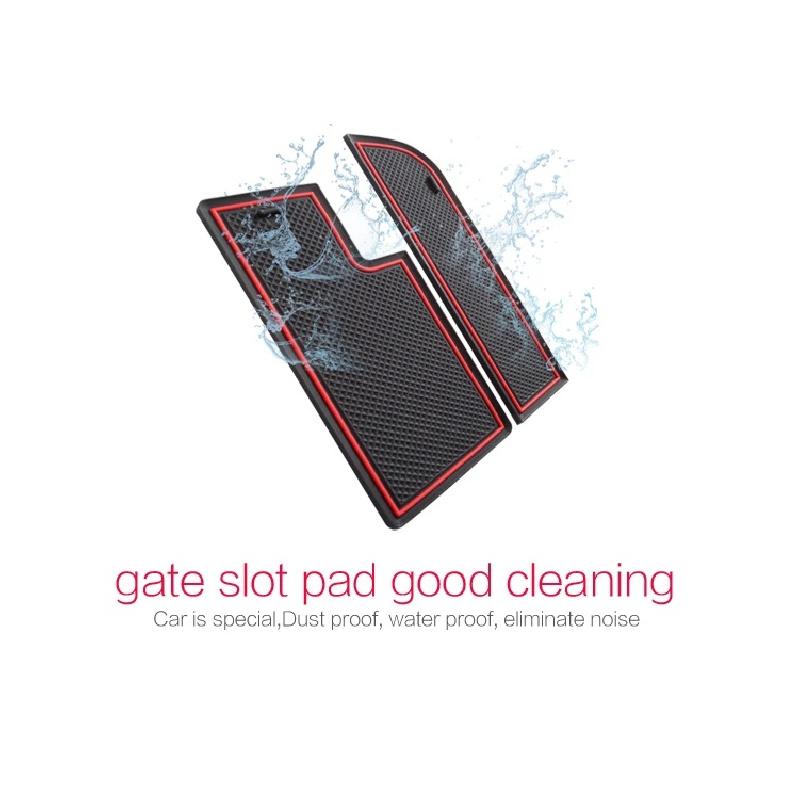 Smabee Gate Slot Cup Mat for Dacia Spring 2021-2023 for Renault Kwid E-Tech Anti-Slip Door Groove Pad Inner Accessories Non-Slip