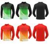 Unisex Autumn Winter Long Sleeve Football Training Suit with Half Zip for Children and Adults