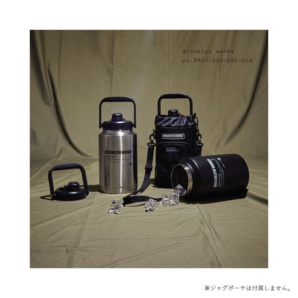 BROOKLYN WORKS WATERJUG Water Jug 3.8L 3.8L (Black)