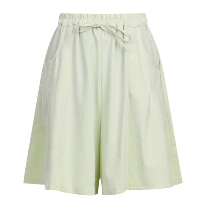 Shop Ladies Bow Sugar Pintuck Loose Summer Band Shorts Skyblue Pic Wpt 20743