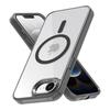For iphone 17 16 15 Pro Plus Max Air and 17e 16e Case Clear Color Magnetic Metal Keys Anti-Drop and Anti-Fingerprint Phone Cover