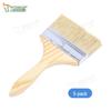 Linglong Wooden Handle Hog Bristle Paint & BBQ Brush Set