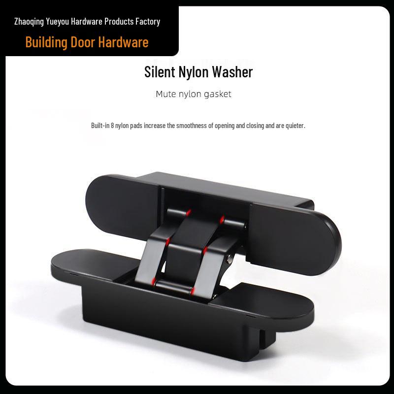 Adjustable 180° Concealed Door Hinges for Inward/Outward Opening Wooden Doors
