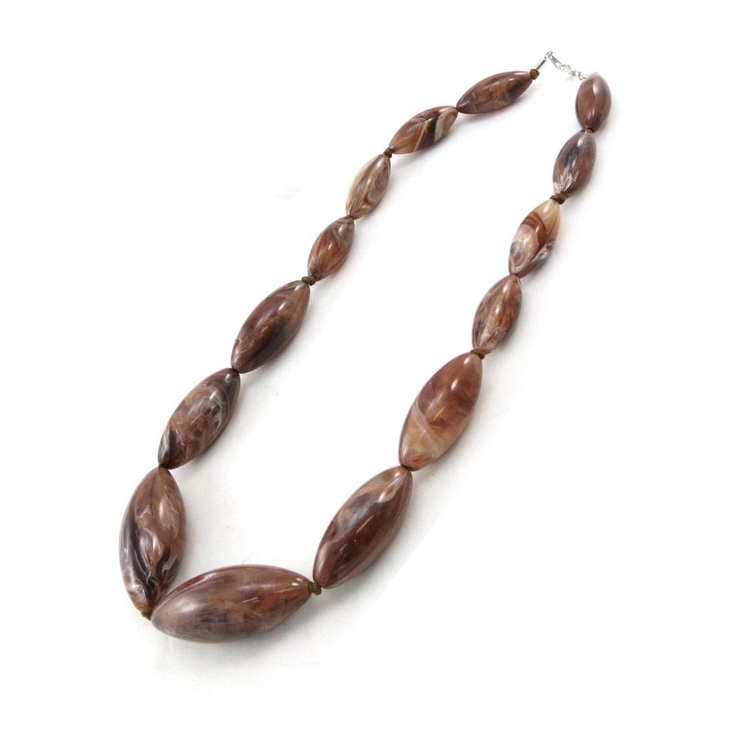 Les Trésors De Lily [D8295] - Sautoir Créateur 'Dattes' Marron