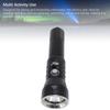 Diving Flashlight Aluminum Alloy IPX8 Rainproof 2000LM 5 Modes 100M Underwater Flashlight Dive Torch with Power Indicator for Snorkeling