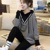 Casual Versatile Hooded Sweatshirt for Women Lazy Style Loose Design Top Coat Trendy