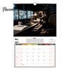 Cute Animal Desk Calendar 2027 Pugs Working Wall Calendar, Funny Dog Hanging Functional Daily Planner 12 Monthly with Unique Illustrations for