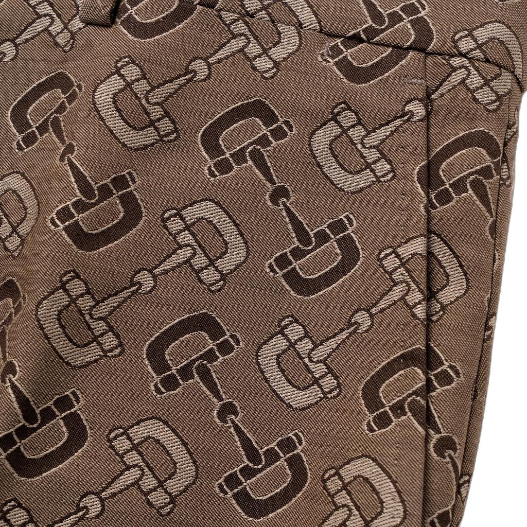 GUCCI Maxi Horsebit-motif Tailored Trousers 720965-ZAKIV-9549