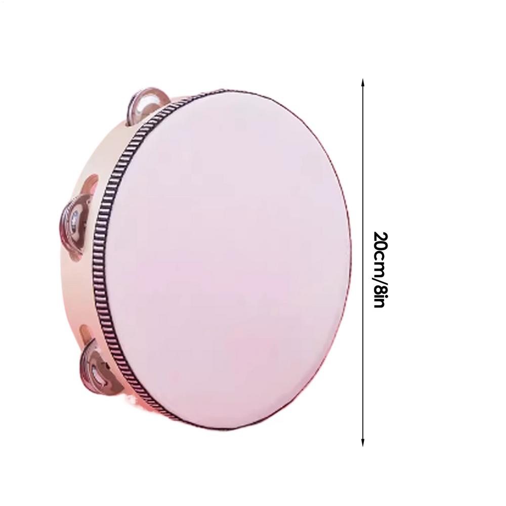 

Kids Tambourine Drum Dancing Hand Drum for Adults 8 Inch Tambourines Professional Beginner Music Instrument for Teens Children