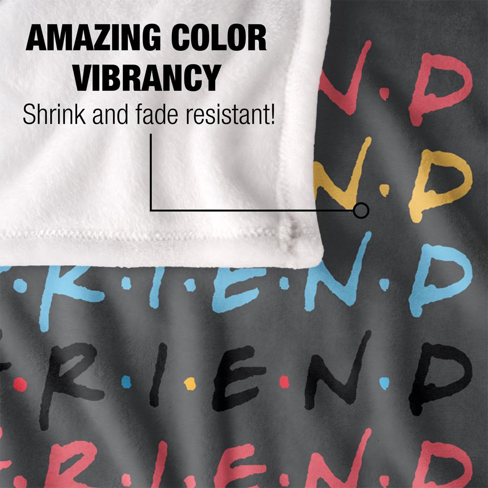 Friends Stacked Logo Blanket