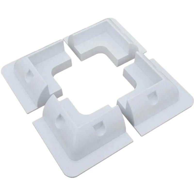 1/4/6Pcs Solar Panel Mounting Bracket Plastic Photovoltaic Panel Fixing Corner Brackets For Caravans RV Motorhomes Camper Vans