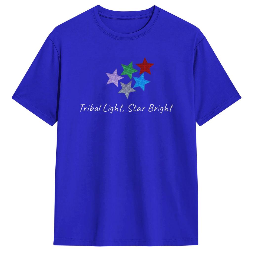 Tribal Light Star Bright Hmong Star T Shirt Summer Hip Hop TShirts Unisex 100 CottonTop Tees Short Sleeves Vintage Tshirt