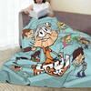 L-Loud Houses Familie Cartoon Decken Komödie Lincoln Loud Flauschig Großartig Warm Kuscheldecke für Tagesdecke Frühling Herbst Büro