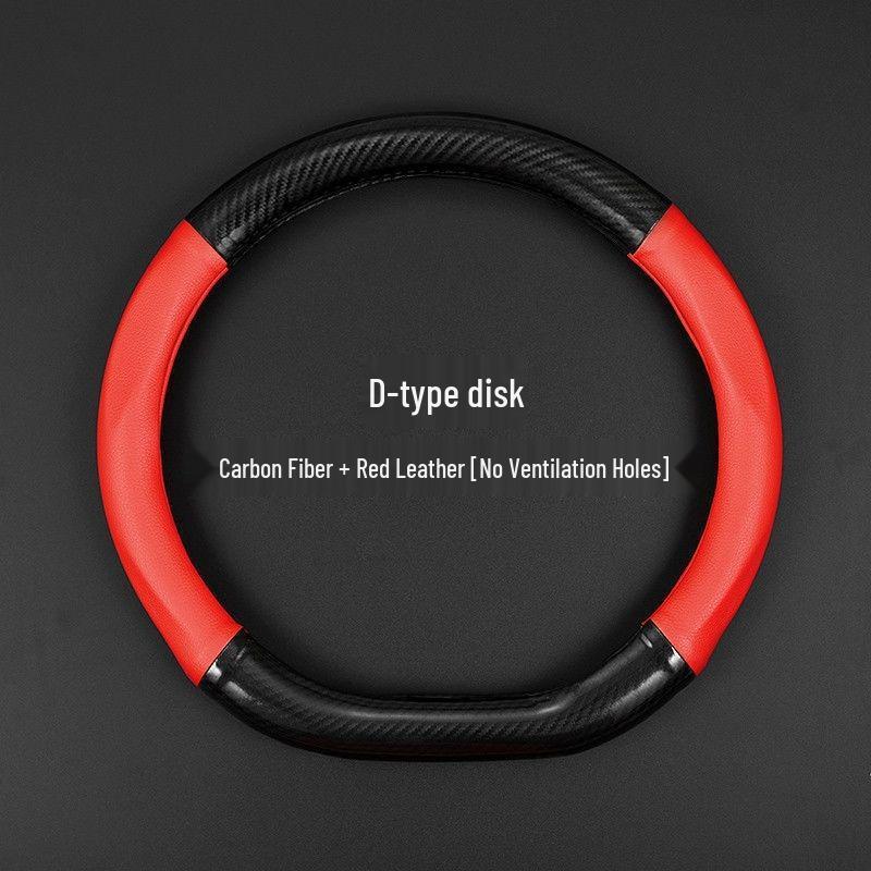 

Universal Car Steering Wheel Cover: D-Type & O-Type, All-Season, Fits 99% of New & Old Car Models. New Model