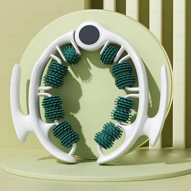 Ring-Beinclip-Rollenmassagegerät, Beinmassagegerät, Yoga-Fitnesshilfe, Bein-Schönheitsartefakt, 3 abnehmbare Teile