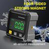 Goniometro Digitale Magnetico a 4 Lati con Protometro Elettronico Laser Orizzontometro Inclinometro Righello Angolare Misurazione Pendenza