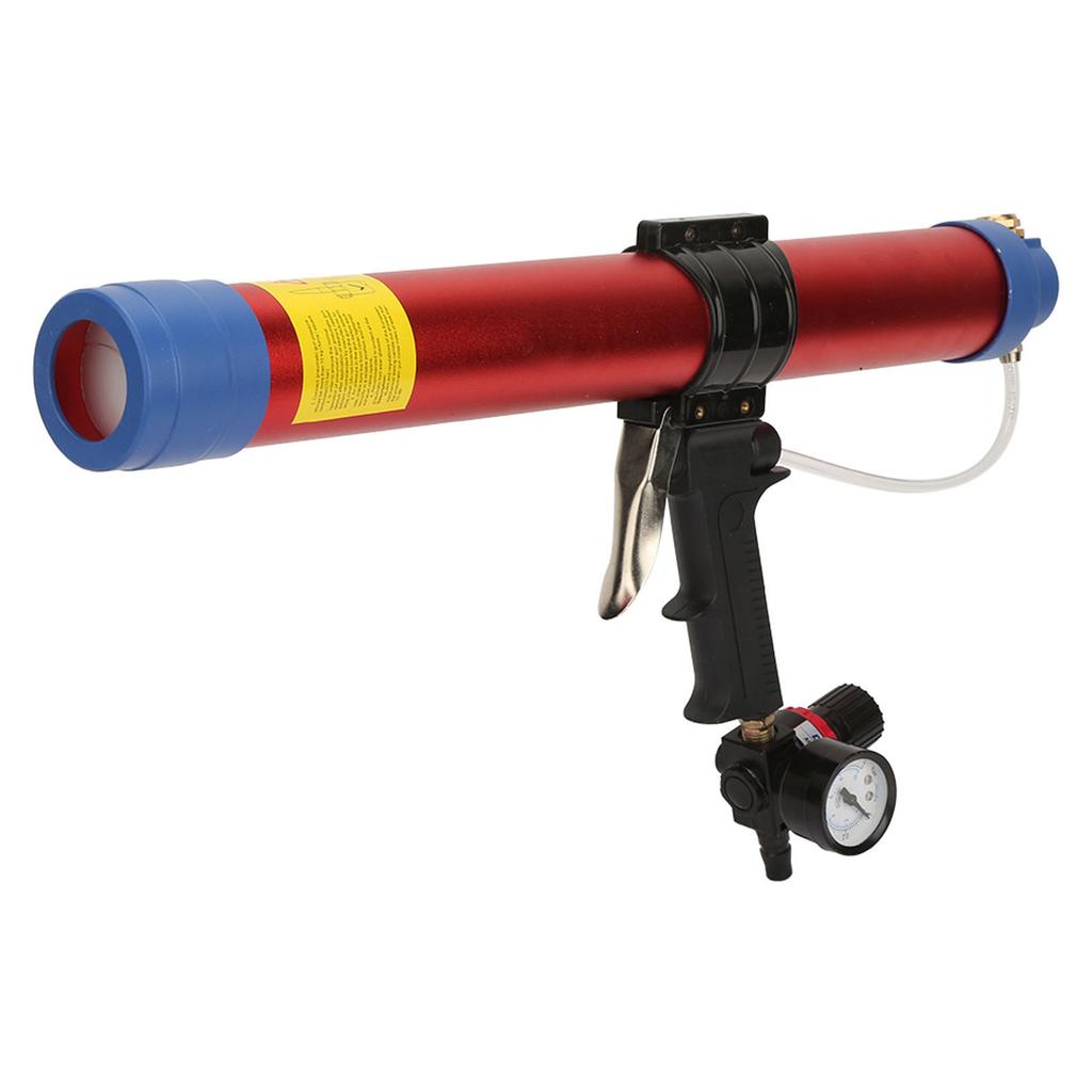 600ml Weichkleberpistole Pneumatisches Handwerkzeug mit Geschwindigkeitsmesser für Architekturbekleidung