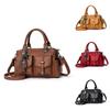Trendy Bucket Style Shoulder Bag For Women Spacious Casual Pu Handbag With Chains