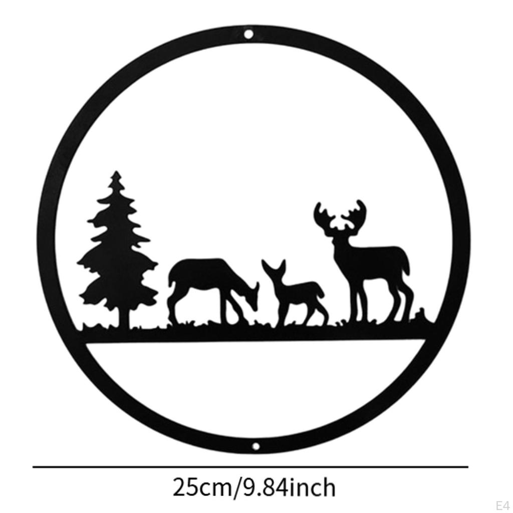 Metal Wall Art Decor Housewarming Gift Decorative Modern Artwork for Dining Room Shop