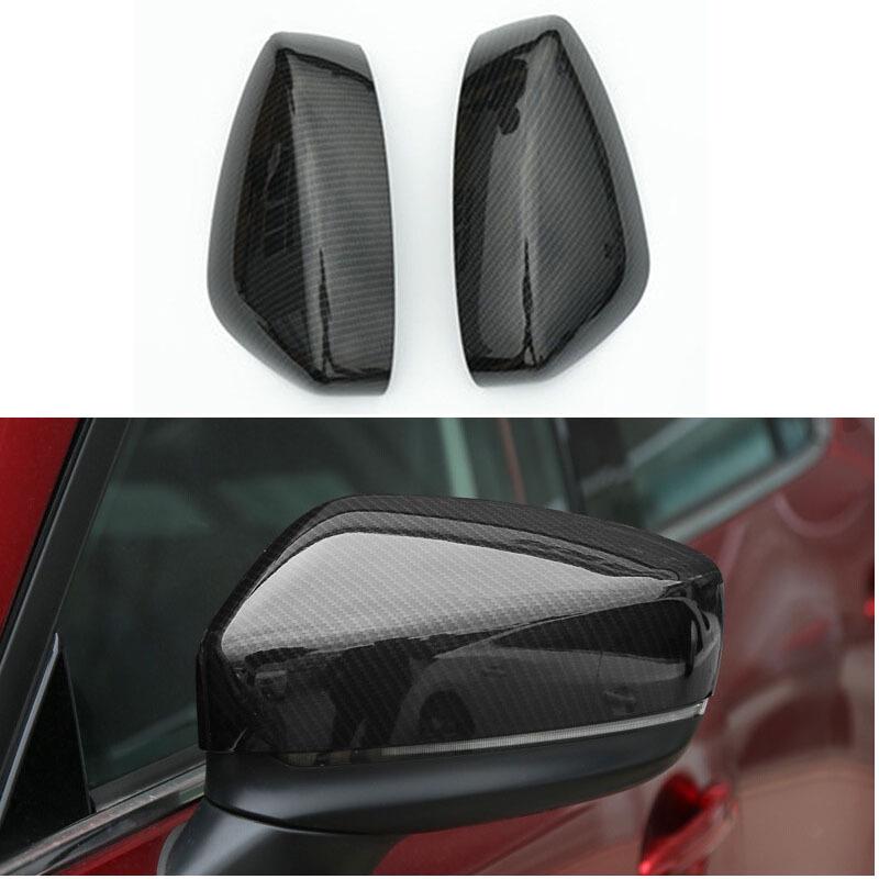 Mazda CX3 CX4 CX5 Rearview Mirror Cover Carbon Fiber Pattern (2013-2021 models)