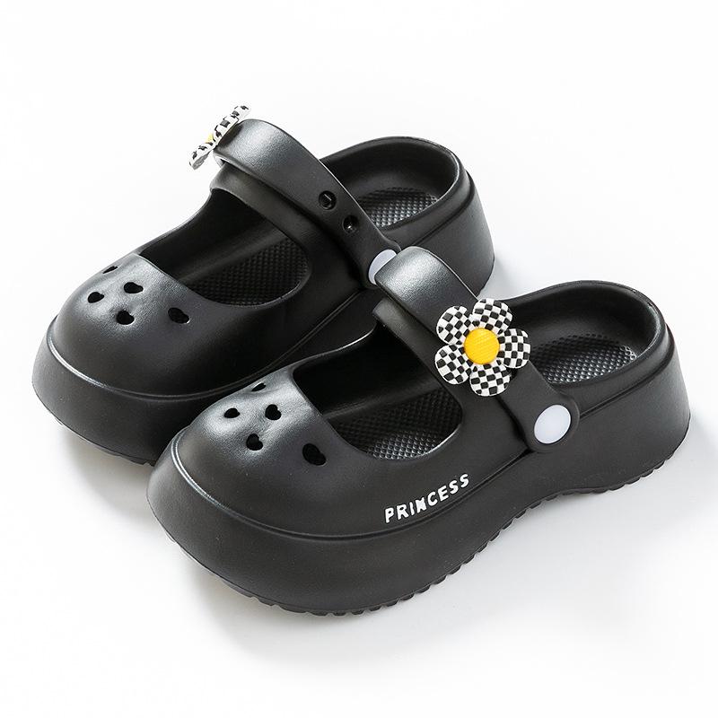 Fashion Baotou slippers for women summer thick-soled beach shoes non-slip EVA slippers outdoor beach sandals