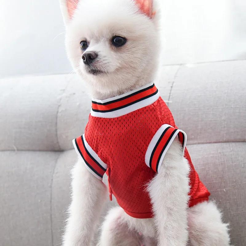 Oblečení ze síťoviny pro psy Prodyšná vesta Knírač Teddy Sport Košile pro velký pes Kočka Oblečení Trička pro štěňata pro malé velké psy