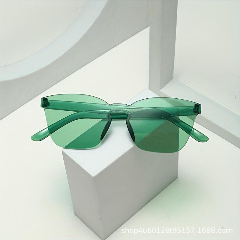 Bonbonfarbene Geburtstagsfeier Foto Regenbogen Sonnenbrille Herren Tanz Lustig Anti-Ultraviolett Einteilige Sonnenbrille Damen