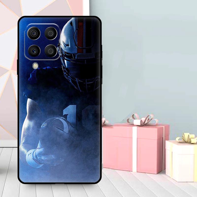 American Football College Sport Case For Samsung Galaxy M16 M31 M21 M13 M33 M53 M15 M35 M55 M36 M56 M12 M32 M52 M14 M34 M54