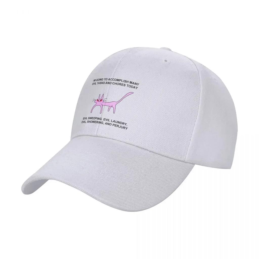EVIL TASKS AND CHORES Baseball Cap New In Hat Luxury Cap Dropshipping Golf Hat Man Women Beach Fashion Mens