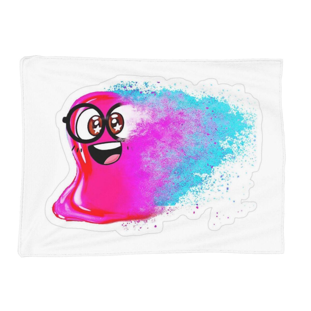 Super Slick Slime Sam Blankets Soft Warm Flannel Throw Blanket Cover for Bed Living room Picnic Travel Home Couch Size: 75*100cm, Weight: 230 GSM