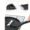 1PC Multi functional barbecue brush, stainless steel barbecue wire brush, grill cleaning brush