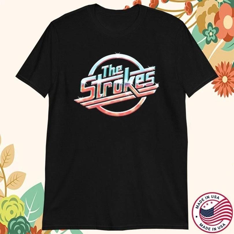 Retro The Strokes Chrome Magna Logo Gift For Fans Shirt YH105 XXXL