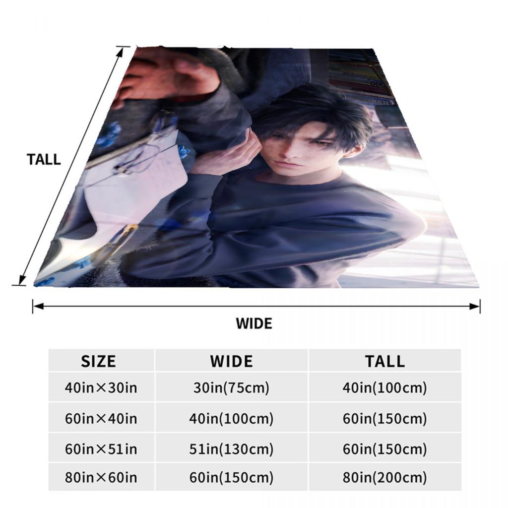 Zayne Blanket Game Love And Deepspace Throw Soft Rug Sofa Bed Camping Travel Gift For Girls Warm Fluffy Blanket Home Decor 1PC