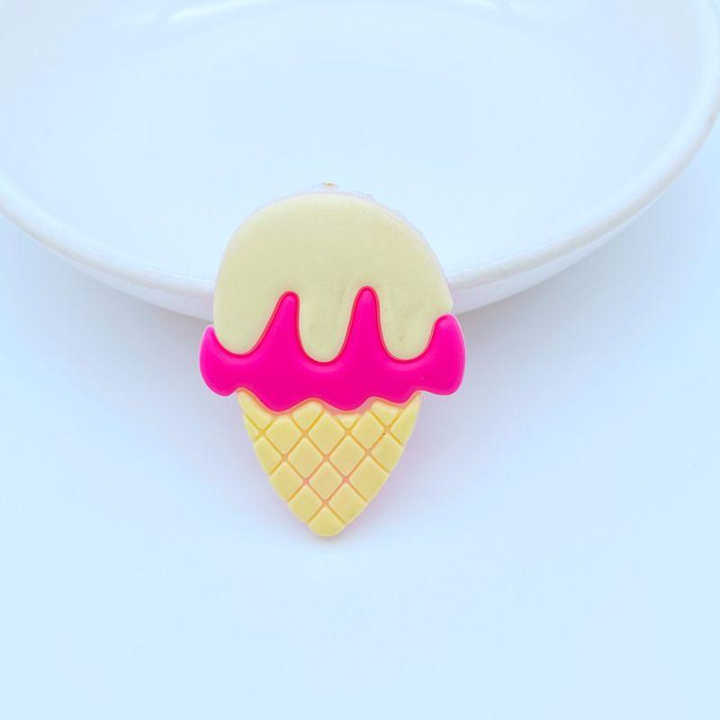10/20 Stück Niedliche Eiscreme-Serie PVC Flexibler Kleber Flache Rückseite DIY Scrapbooking Verzierung Handy Basteldekoration Schreibwaren