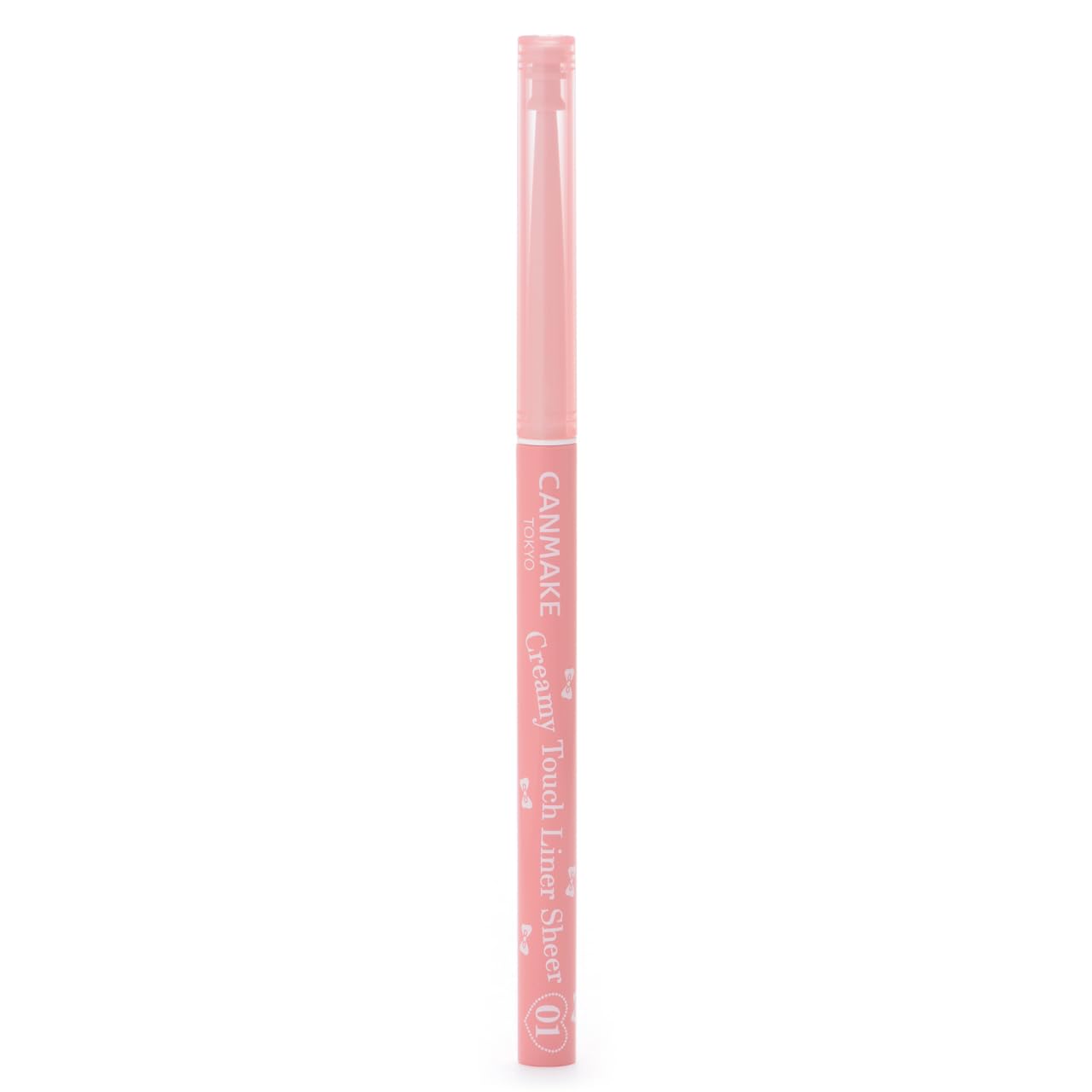 Canmake Creamy Touch Liner Sheer 01 Eyeliner Gel Smooth Sheer Type Mucosal Pink Ultra-Fine