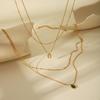 Fashionable And Light Luxury Double Layer Choker Necklace With Zirconia Gold Plated Stackable Necklace For Women Elegant Jewelry