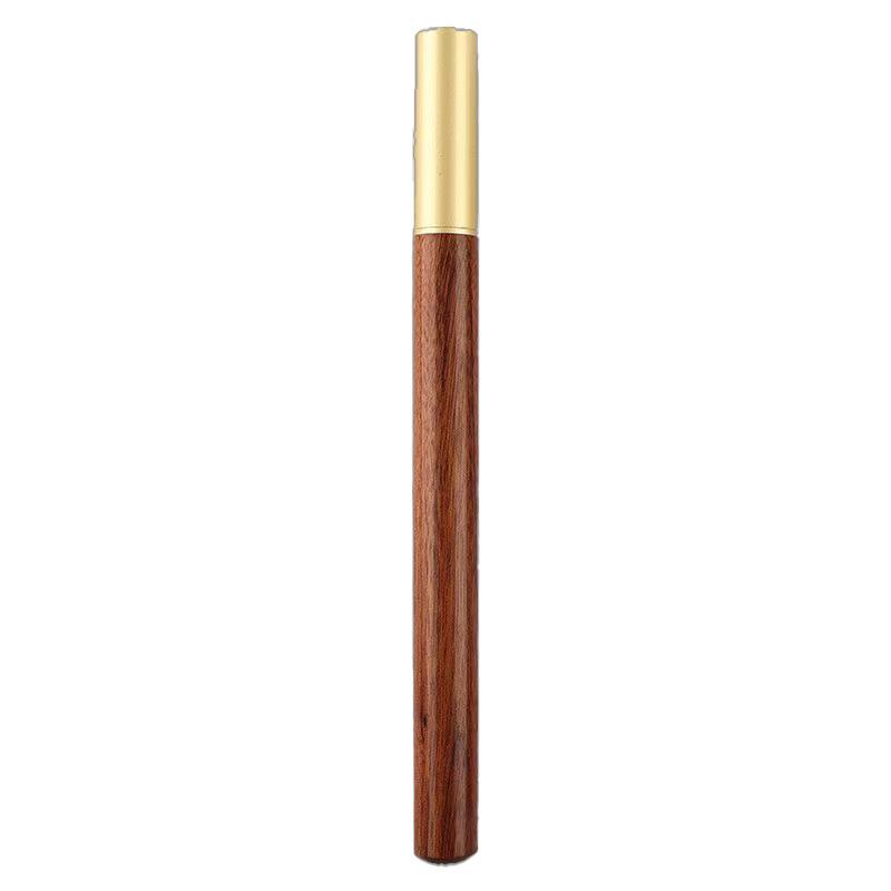 Luxury Zigong Black Brass & Red Sandalwood Ballpoint & Fountain Pen Set