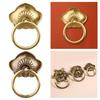 Gate Handle Replacement Door Handle Decorative Door Knocker Brass Pull Handle Heavy Duty for Shed Barn Garage Lawn Wooden House