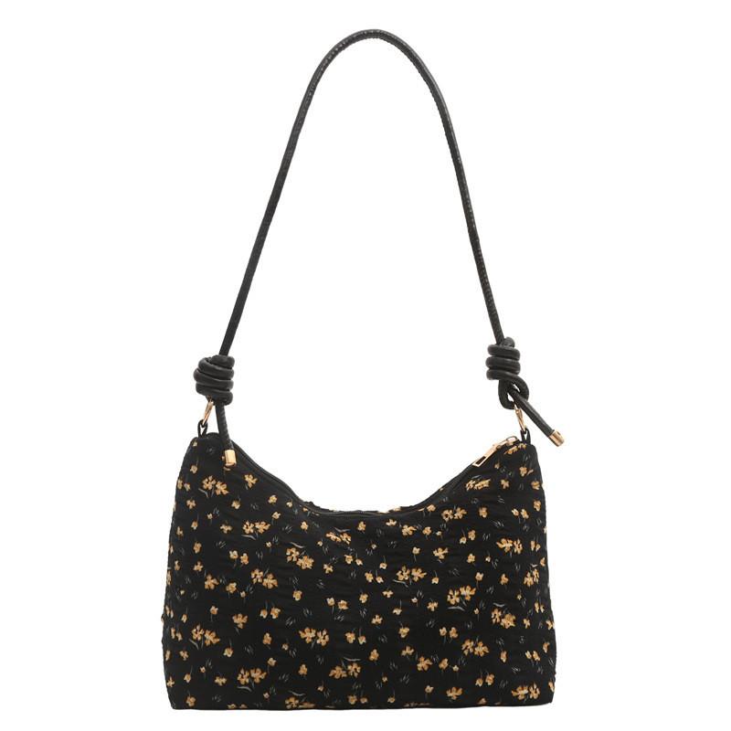 Stylish And Versatile Korean Floral Canvas Tote Bag For Women Ideal For Daily Use