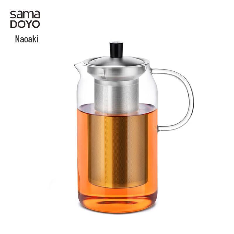 

Shangming 1200ml Heat-Resistant Glass Teapot with 304 Stainless Steel Infuser