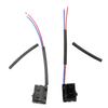 2 Pcs ABS Wheel Speed Sensor Set for Golf Mk3 Mk4 Bora Jetta Beetle A3 TT 1J0927803 1J0927804 1J0 927 807 1J0 927 807B