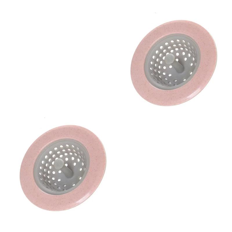 1/2/4pcs Silicone Anti-Clogging Filter Portable Sink Strainer Bathroom Kitchen For Drains Cover Hair Waste Plug Filter Strainer
