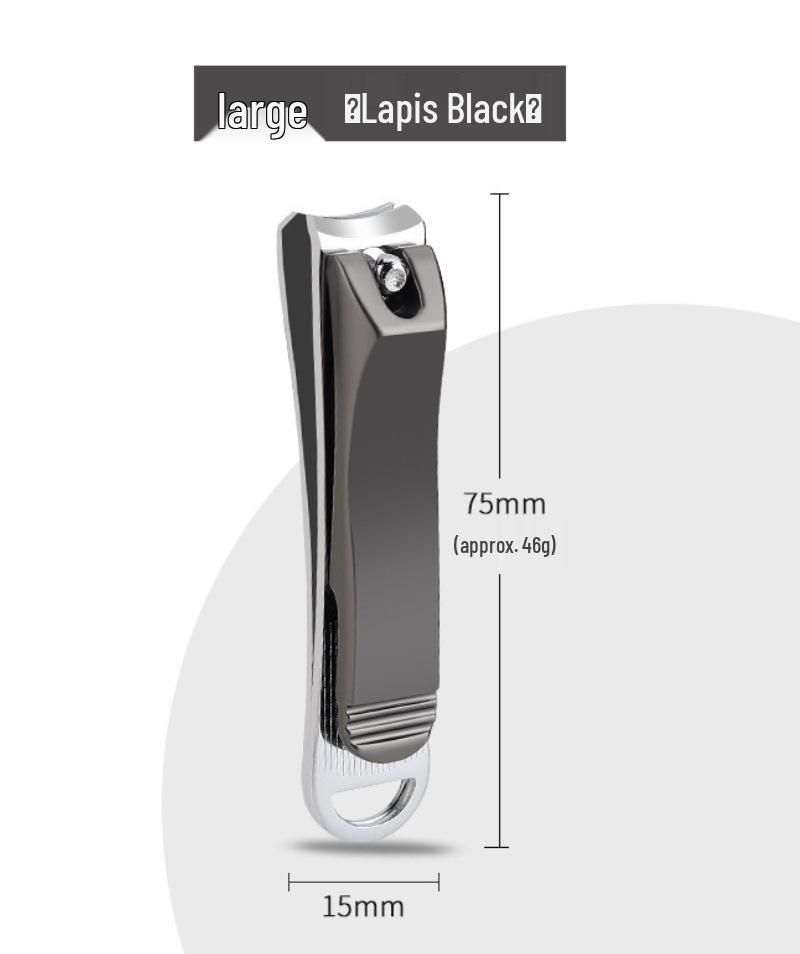 Zinc Alloy Nail Clippers - High-Grade German Craftsmanship, Portable Manicure Tool, Single Pack.