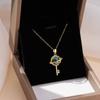 Titanium Steel Star Necklace for Women Planet Moon Astronaut Pendant Necklaces Jewelry Gifts