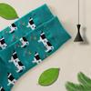 1 Pair Printed Women Mid Tube Socks Cute Cow Design Suitable For Casual Wear Comfortable Soft Moisture Wicking Breathable Socks
