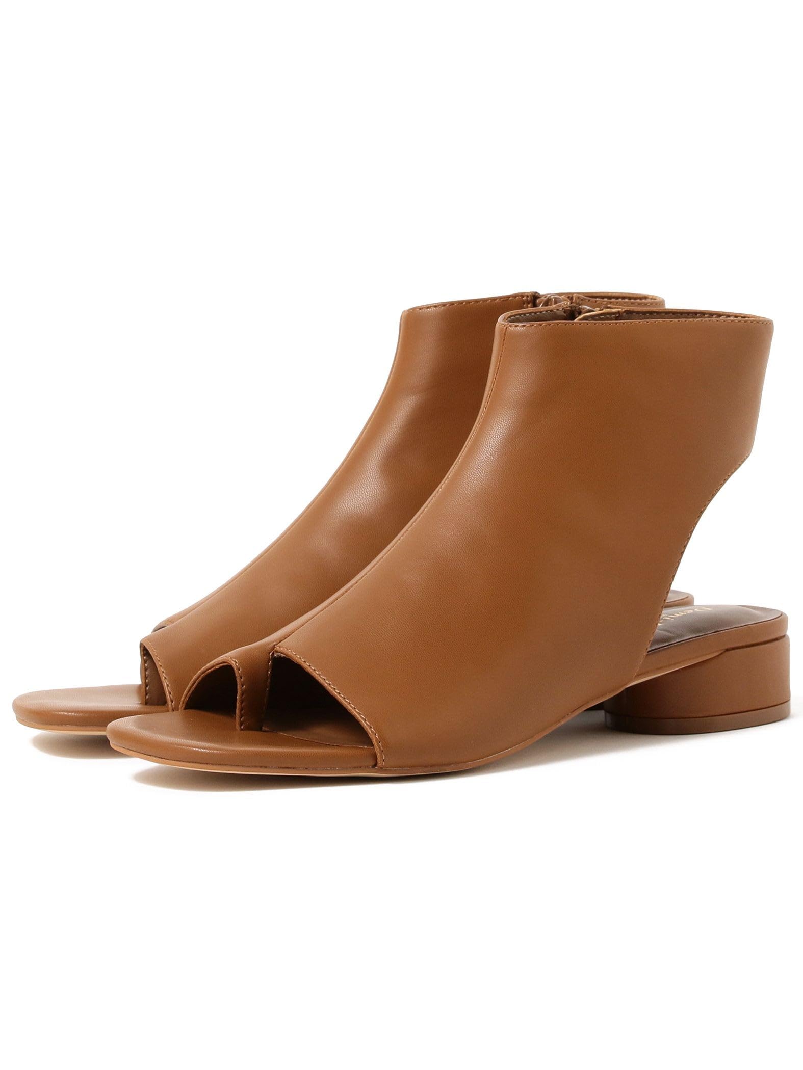 

Кожаные туфли Thong Boots BROWN 38 [Demilx Beams] Женские
